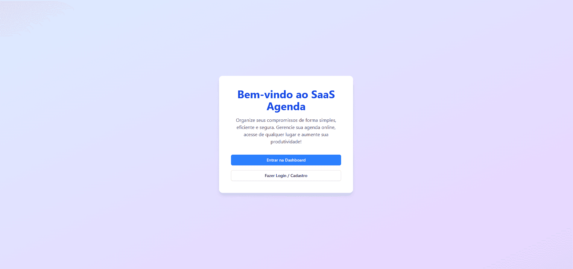 SaaS Agenda